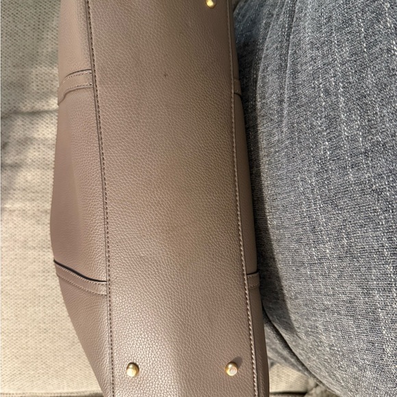 Tory Burch Taupe Leather Tote